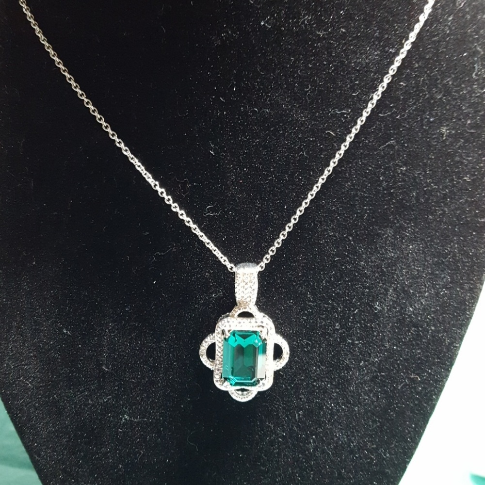 Simulated Diamond Necklace